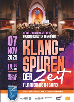 LPI-EF: Benefizkonzert „Klangspuren der Zeit – Filmmusik aus 100 Jahren“