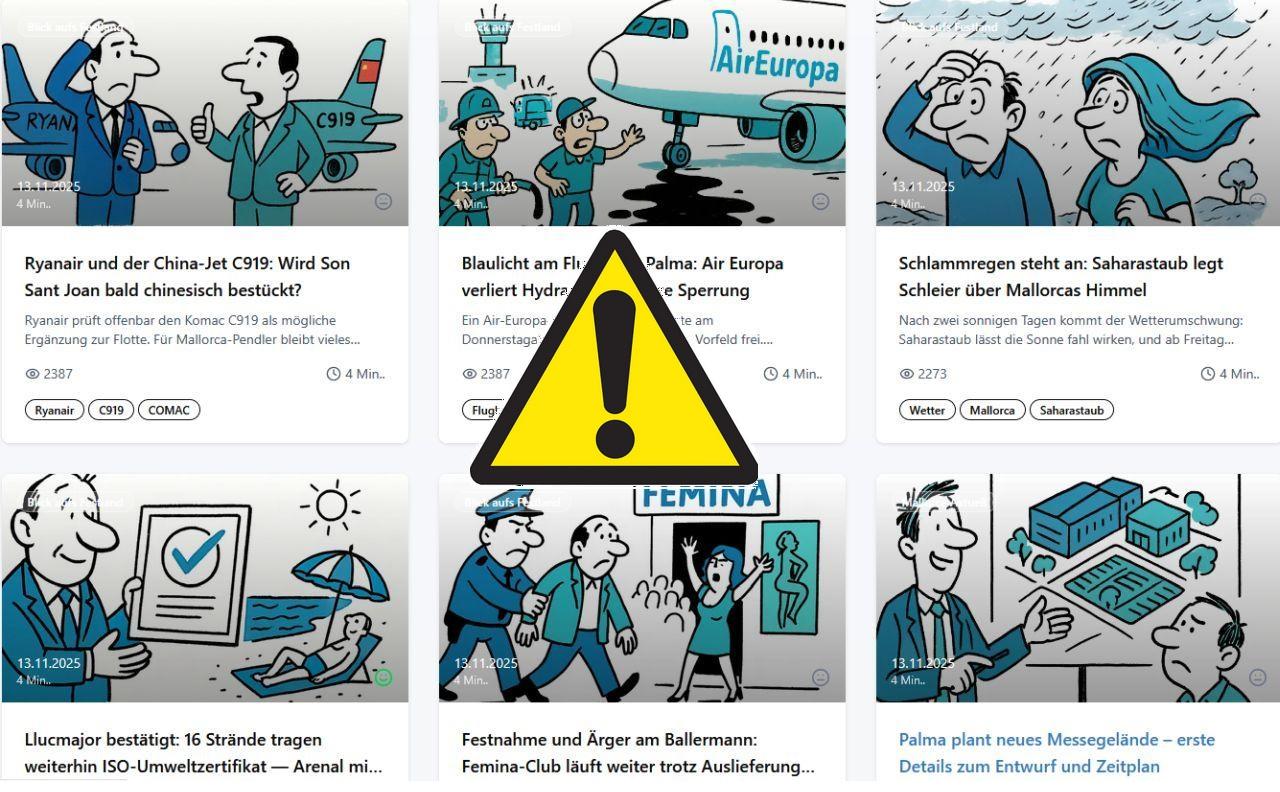 Alles nur geklaut: KI-Portale stehlen Inhalte deutscher Medien auf Mallorca