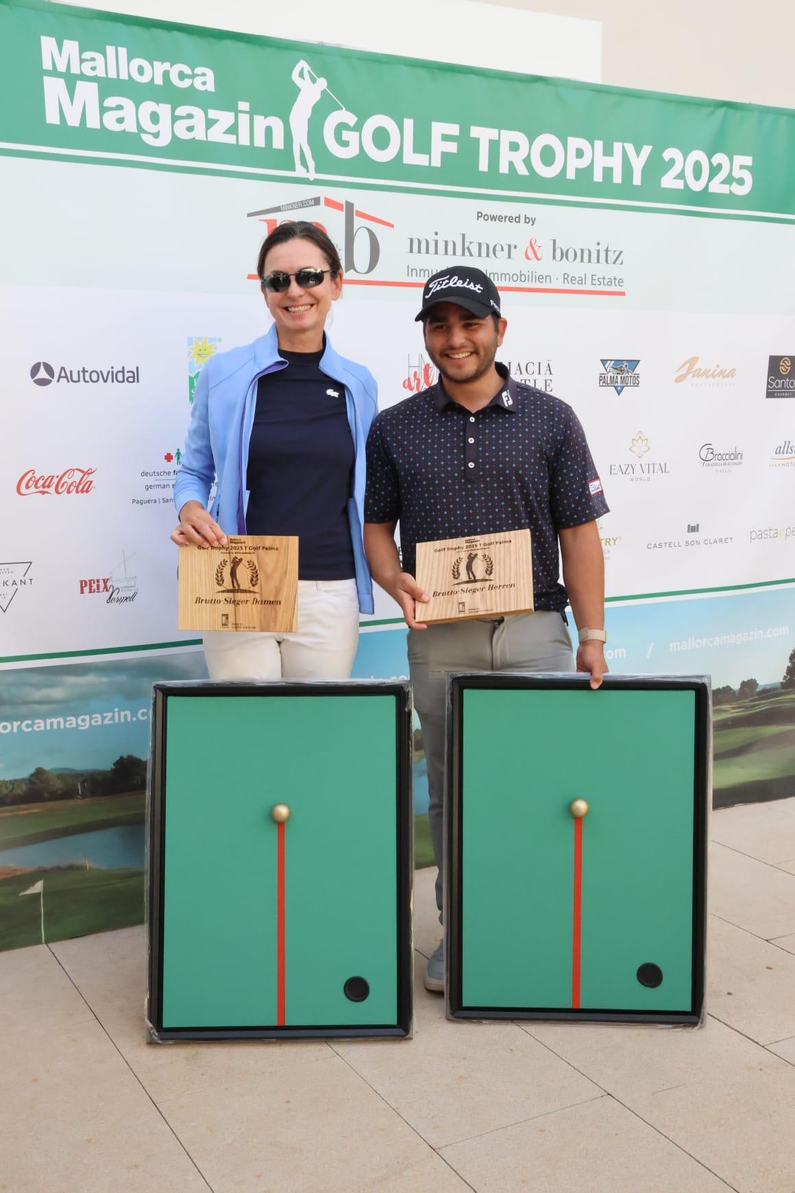 Beate Bell und Pol Madrenas gewinnen MM-Golftrophy powered by Minkner & Bonitz