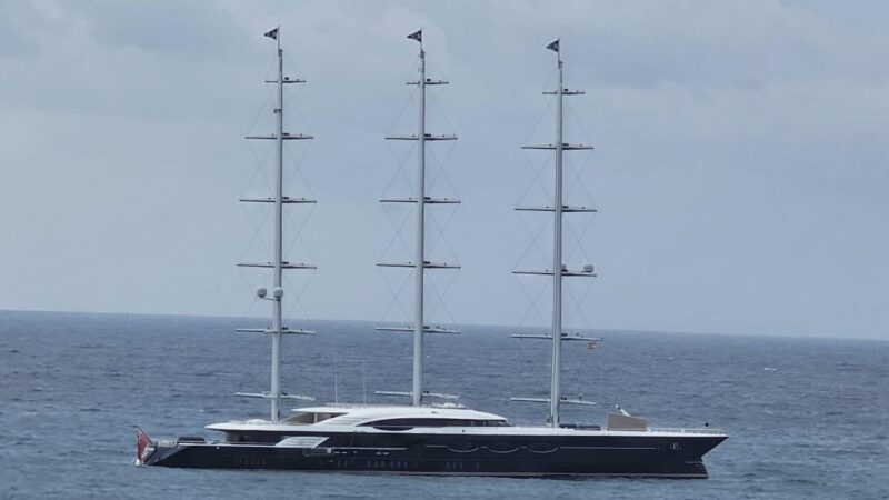 Luxuriös und modern: Giga-Segelyacht eines Russen-Milliardärs vor Mallorca gesichtet