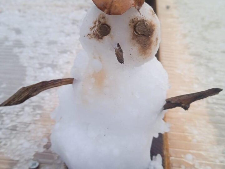 Kältepeitsche aus dem Norden: Erster Schneemann auf Mallorca bereits errichtet