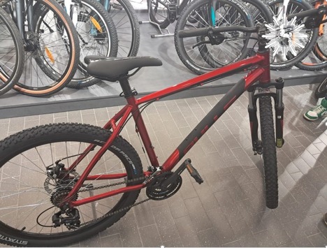 POL-NOM: Rotes Mountainbike entwendet
