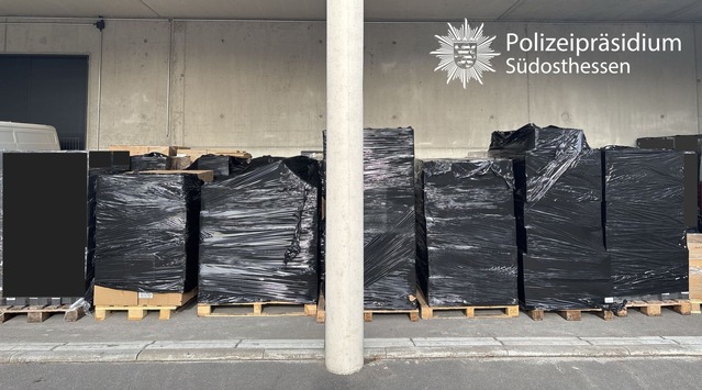 POL-OF: Über 30 Paletten von verbotenem „Snus“-Tabak sichergestellt: Ermittlungen gegen 22-Jährigen