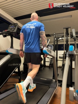 FW-Velbert: Feuerwehr Velbert läuft 24 Stunden für den guten Zweck