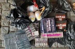 BPOLI BHL: Illegale Einfuhr verbotener Pyrotechnik – 5,2 Kilogramm Explosivstoff sichergestellt