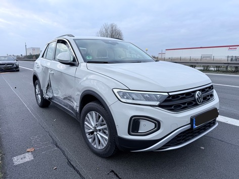 POL-HRO: Zwei leicht Verletzte bei Unfall auf der Autobahn