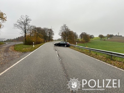 POL-PIZW: Auto schleudert in die Leitplanke