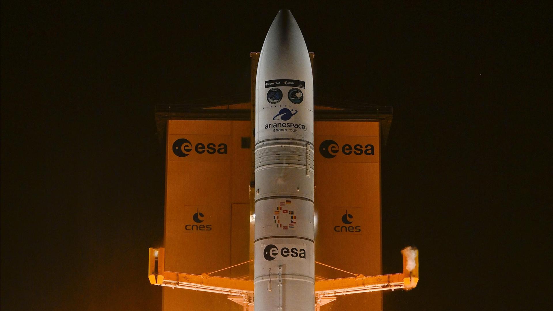 Satellit Sentinel-1D startet zur Wachablösung ins All