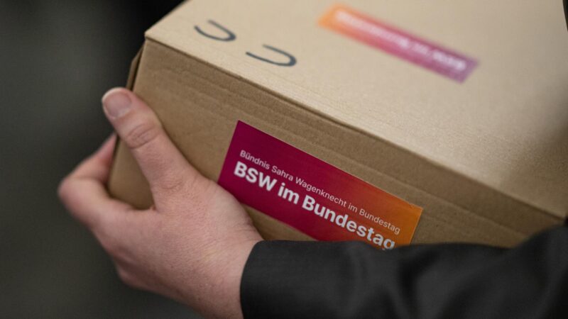 BSW drängt auf Ergebnis bei Prüfung der Bundestagswahl