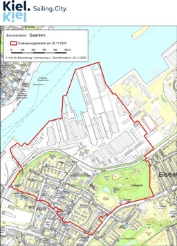 POL-KI: 251127.1 Kiel: Sonntag Bombenentschärfung in Gaarden