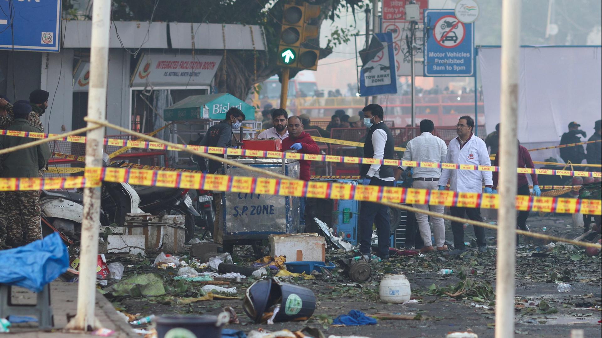 Explosion in Delhi: Behörden ermitteln in Richtung Terroranschlag