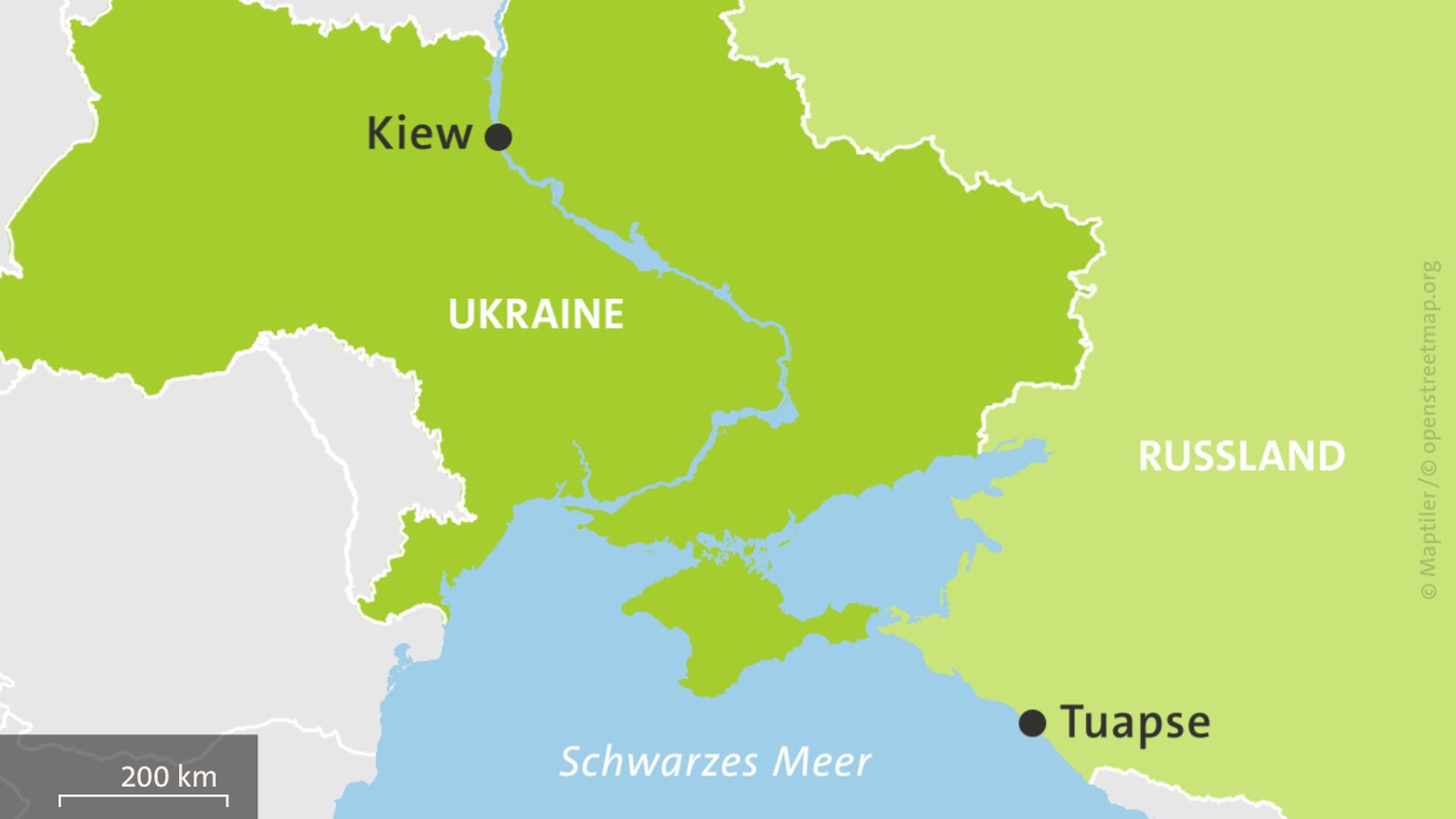 Schwarzmeer-Hafen: Ukrainische Drohnen verursachen Feuer auf Öltanker