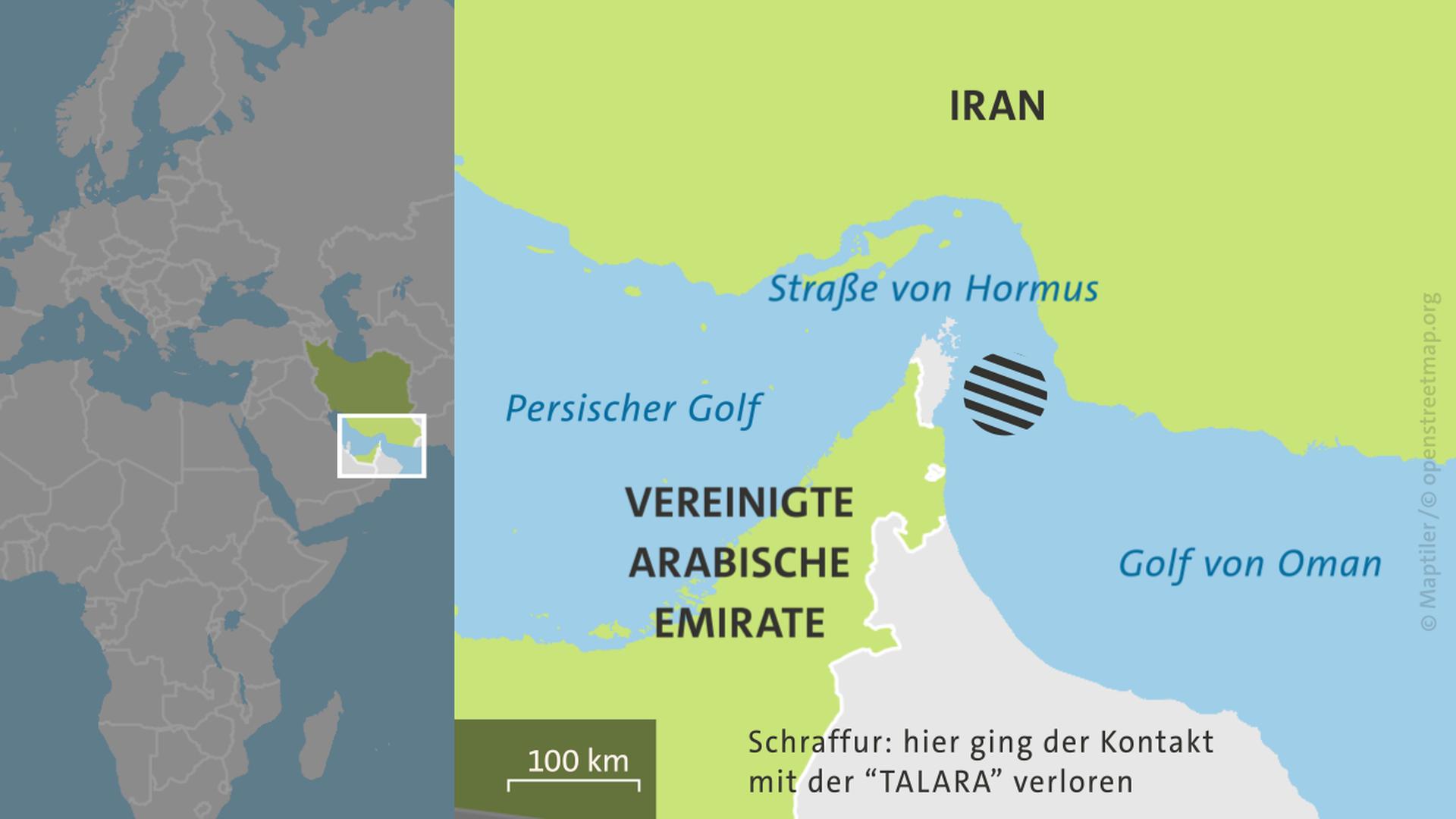 USA werfen dem Iran die „Entführung“ eines Öltankers vor