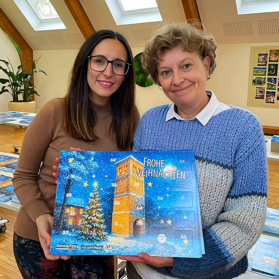Tägliche Gewinne: Bürgerstiftung verkauft Adventskalender für den guten Zweck