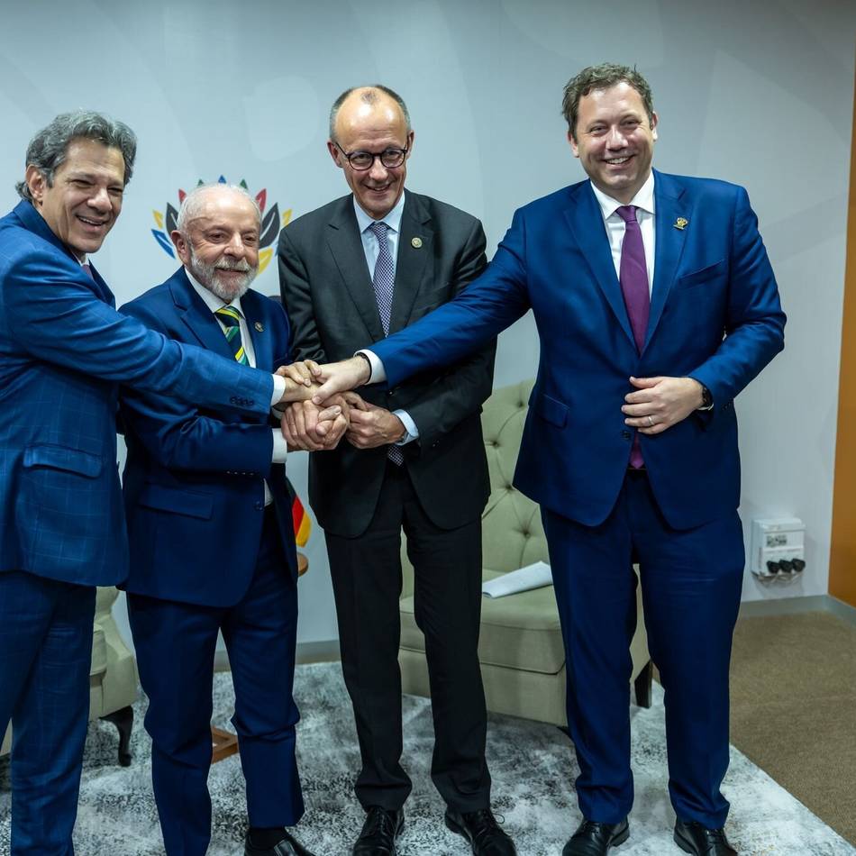 Präsident und Kanzler haben sich ausgesprochen: Lula da Silva und Friedrich Merz wollen tanzen gehen