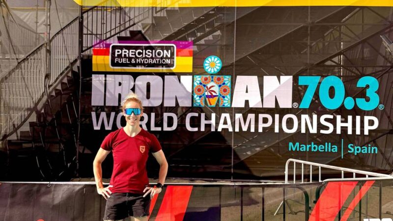 Gänsehaut am Morgen, Euphorie im Ziel: Ironman 70.3: Wülfratherin erlebt magische Momente bei ihrer WM-Premiere
