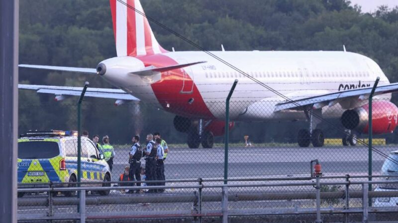Aktion in Düsseldorf: Flughafen verklagt Klimakleber – Aktivist lehnt Vergleich „aus ethischen Gründen“ ab