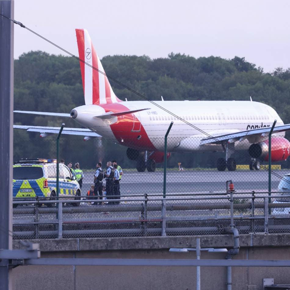 Aktion in Düsseldorf: Flughafen verklagt Klimakleber – Aktivist lehnt Vergleich „aus ethischen Gründen“ ab