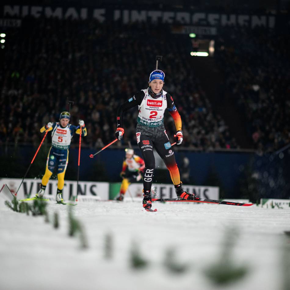 Event in Gelsenkirchen: Mit diesen Duos startet Deutschland beim Biathlon auf Schalke