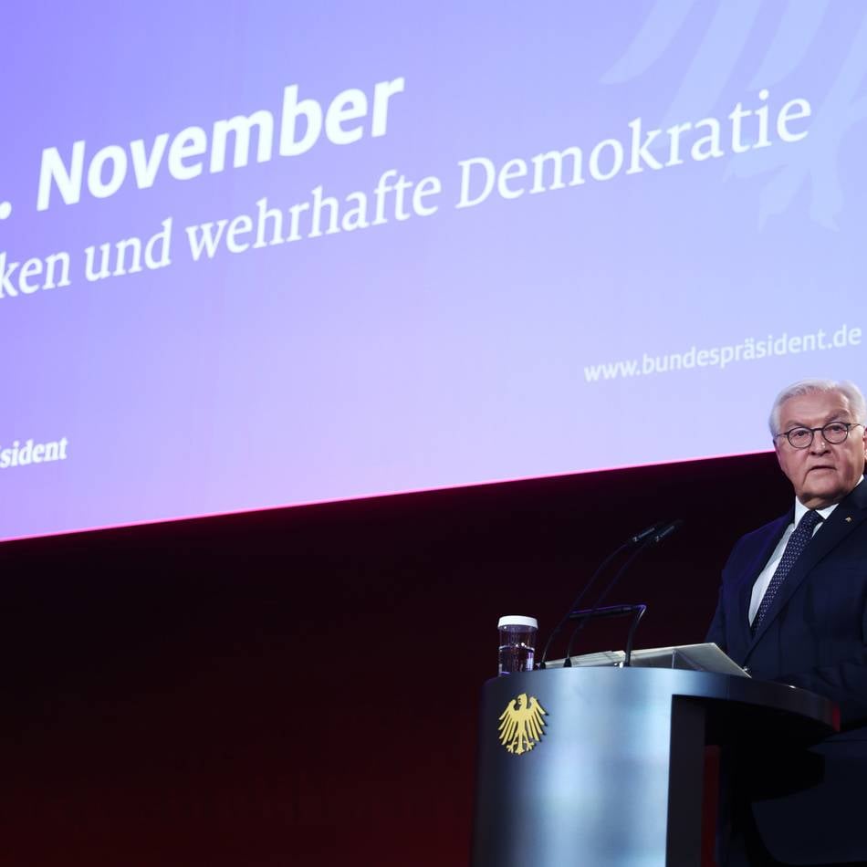Steinmeier-Rede zum 9. November: „Gefährlich, wenn Migration und Sicherheit nicht besprochen werden können“
