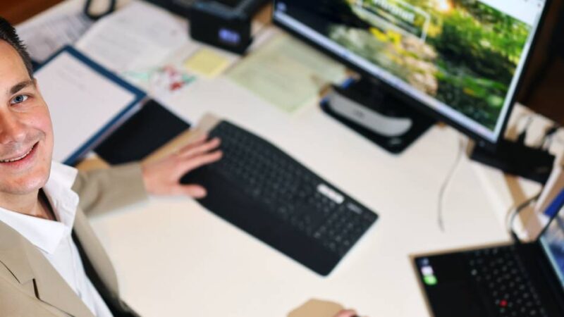 Bürgermeister André Bär: „Ich bewege mich in einem Spannungsdreieck“