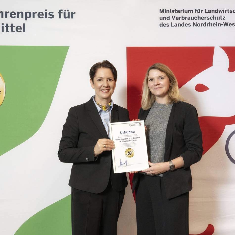 Auszeichnung für Duisburger Unternehmen: Landesehrenpreis für die Getränkegruppe Hövelmann