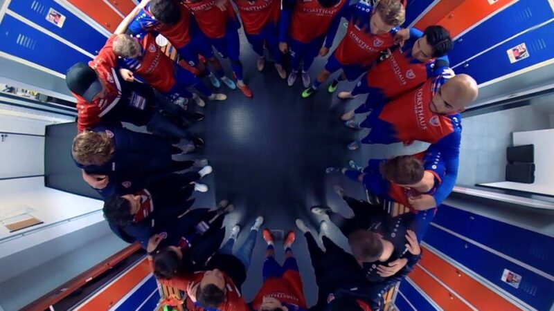 Beim Sieg gegen Schonnebeck: Reportage bietet Einblicke in die KFC-Kabine