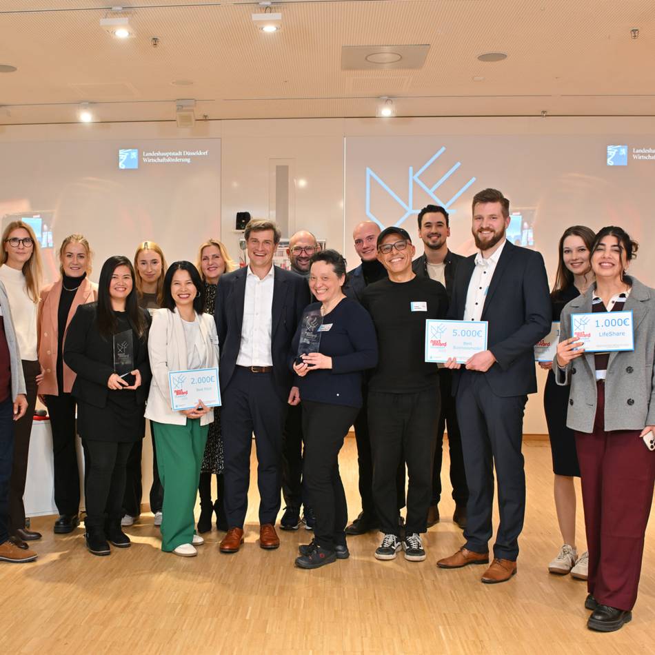 Biotech und Lernplattformen: Diese Düsseldorfer Start-ups wurden mit dem Next Award ausgezeichnet