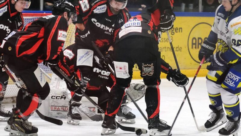 Ratinger Eishockey-Team stößt an seine Grenzen: Bogenlampe leitet erste Saisonniederlage der Ice Aliens ein