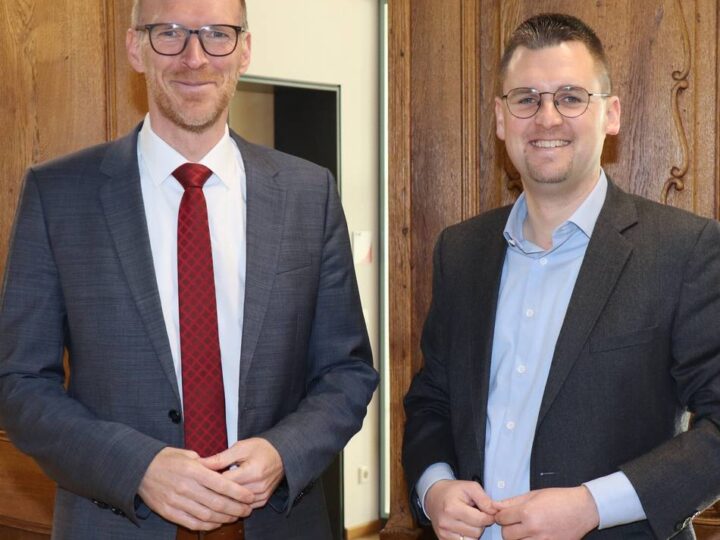 Antrittsbesuch : Das besprachen Heinisch und Anders