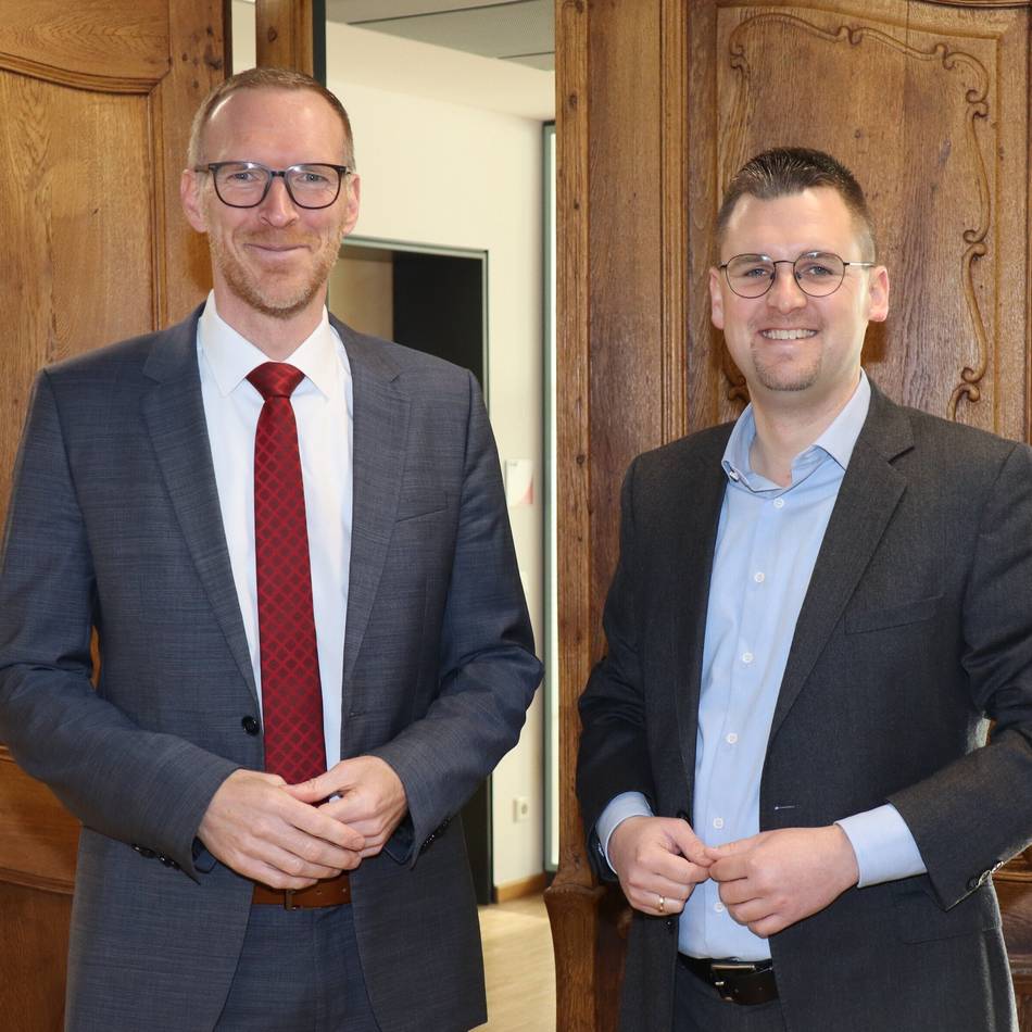 Antrittsbesuch : Das besprachen Heinisch und Anders