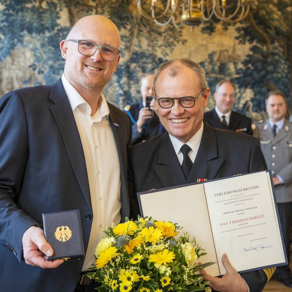 Michael Heidinger geehrt: Dinslakens ehemaliger Bürgermeister mit Bundesverdienstkreuz geehrt