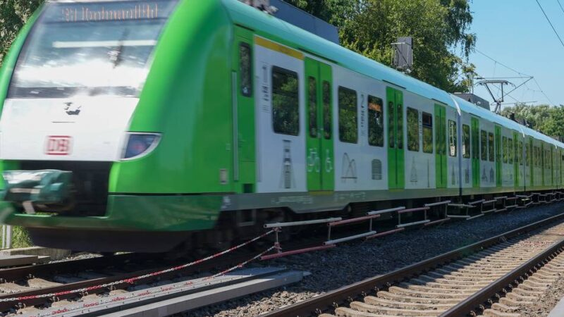 Bauarbeiten der Bahn im Zeitplan: Von vielen sehnsüchtig erwartet: Die S1 fährt wieder