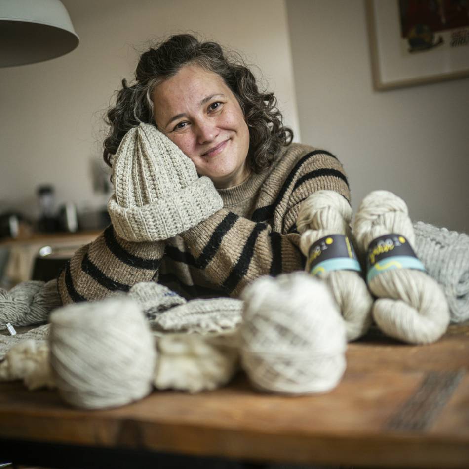 „Rh:ool yarn“ aus Düsseldorf: Start-up für Wolle von Rheinschafen gewinnt Zukunftspreis