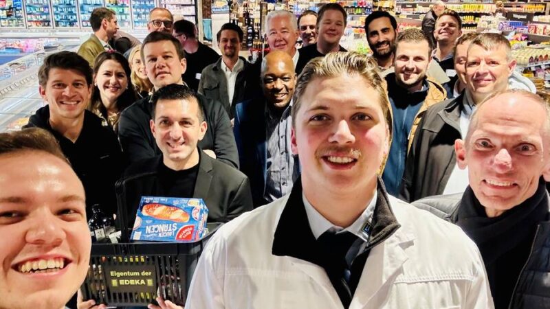 Erfolgreiche Premiere: Gründer blickten bei Edeka Kels hinter die Kulissen