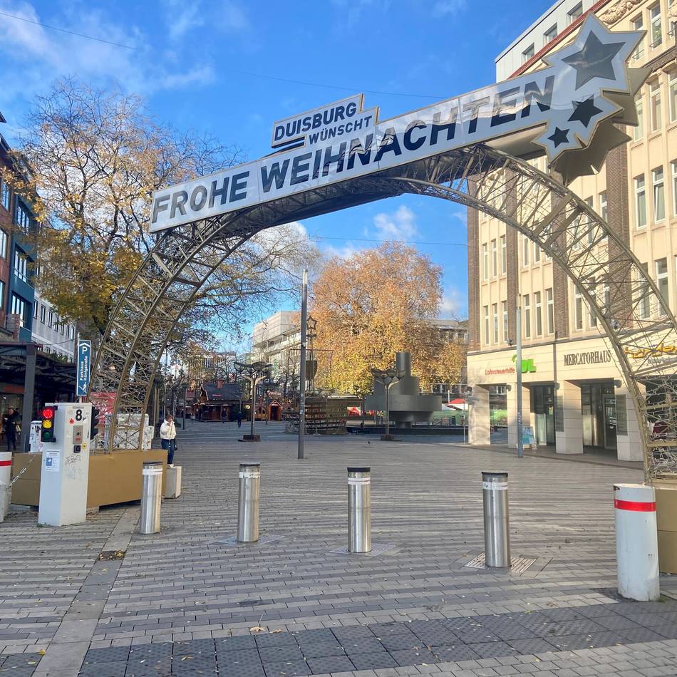„Umfassende Schutzmaßnahmen notwendig“: So soll der Weihnachtsmarkt in Duisburg sicherer werden