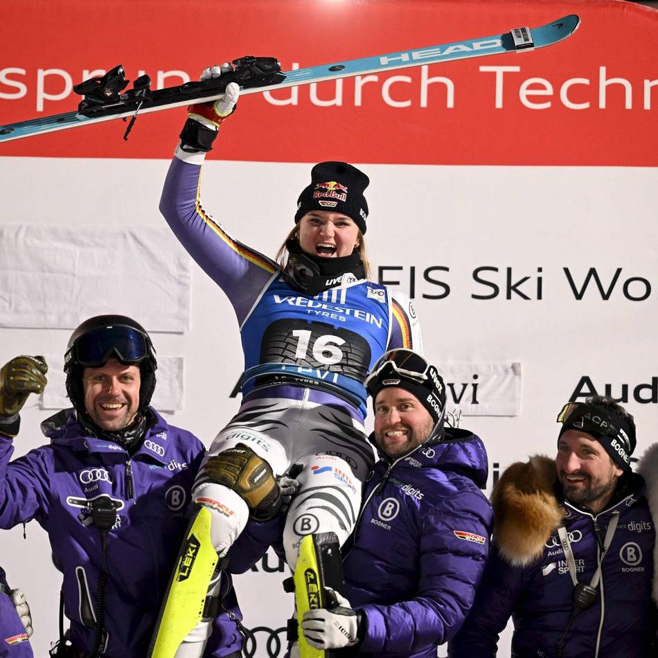 Ski Alpin in Levi: Emma Aicher fährt aufs Slalom-Podest – Shiffrin in eigener Liga