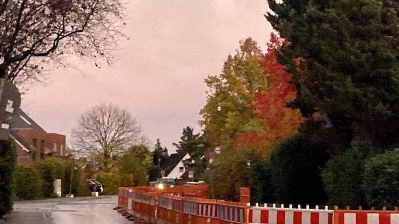 Verkehrsproblem in Düsseldorf: Zeppenheimer Straße ist wieder befahrbar
