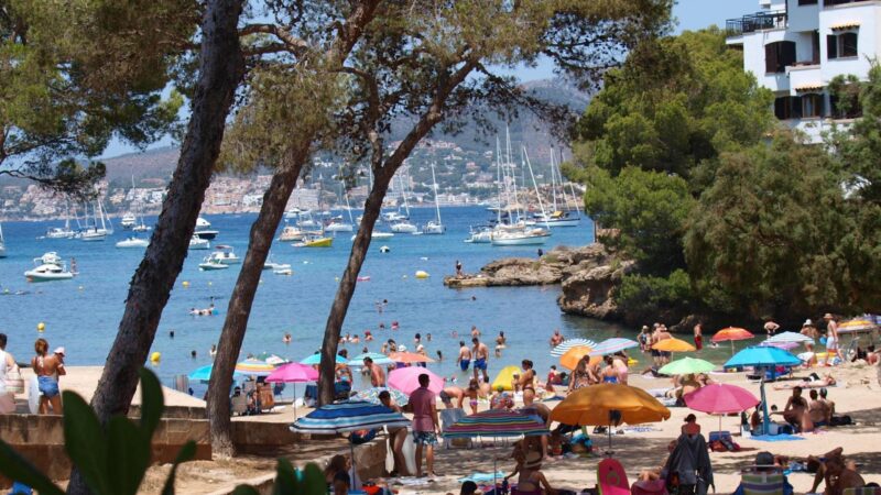 Winterliches Wetterbild in Santa Ponsa am 13. Dezember 2025