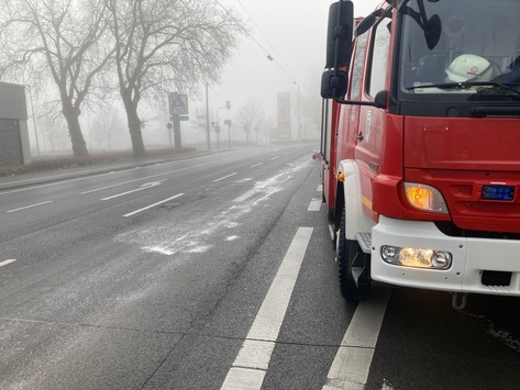 FW Datteln: Betriebsmittelspur in Datteln