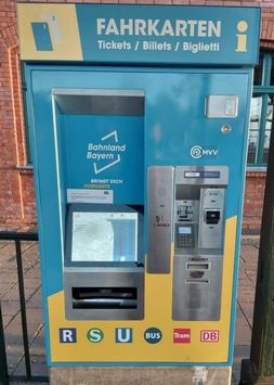 Bundespolizeidirektion München: Bundespolizei bittet um Zeugenhinweise nach Sachbeschädigung