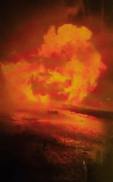 FW Datteln: Mit LPG betriebener PKW brannte vollständig aus; Sicherheitsventil des Gastanks blies ab