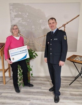 BPOL-TR: Bundespolizei Trier spendet 1.675 Euro an die Hospizgemeinschaft Hunsrück-Simmern e. V.
