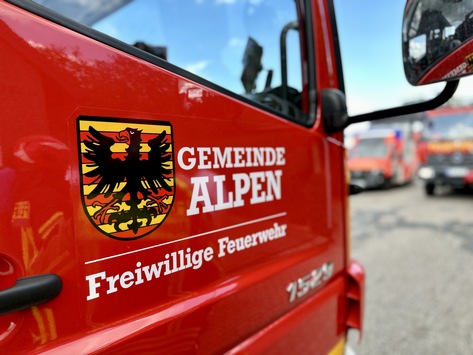 FW Alpen: Person in Wohnung