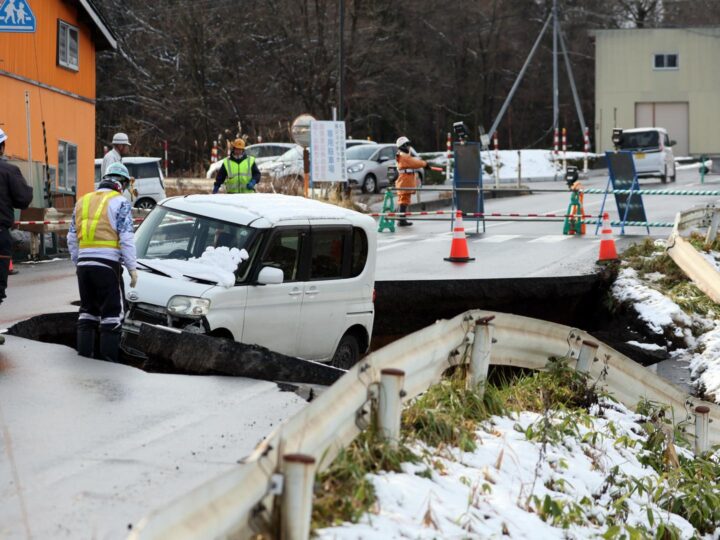 Mindestens 30 Verletzte durch Erdbeben in Japan