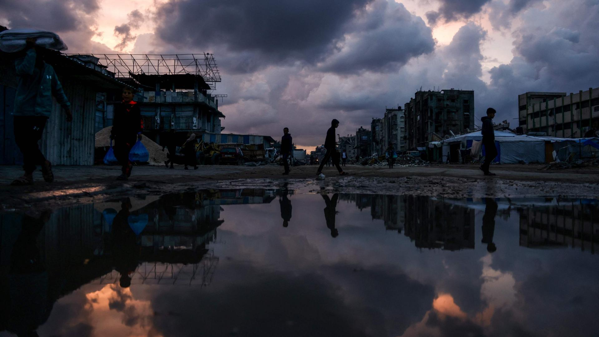 Sturmtief Byron trifft Gazastreifen