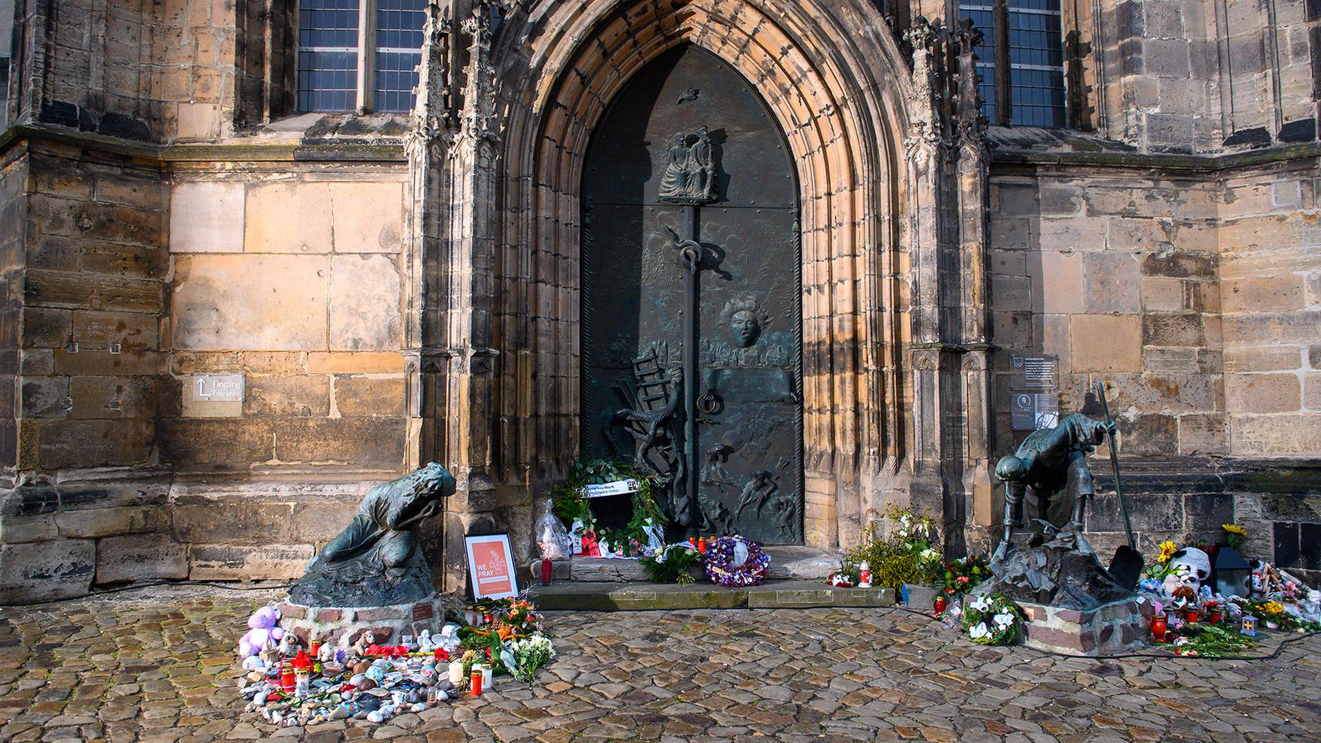 Gedenken an Opfer des Anschlags auf Magdeburger Weihnachtsmarkt