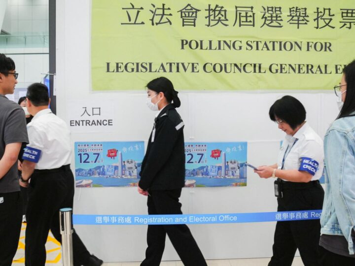 Geringe Beteiligung an Parlamentswahl in Hongkong