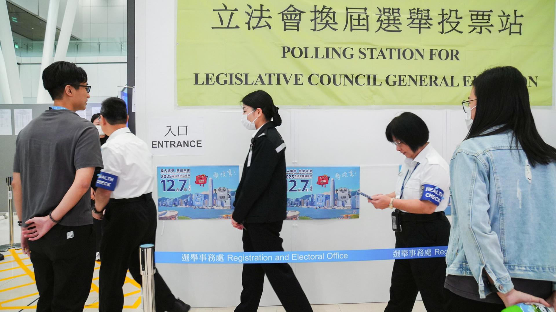 Geringe Beteiligung an Parlamentswahl in Hongkong