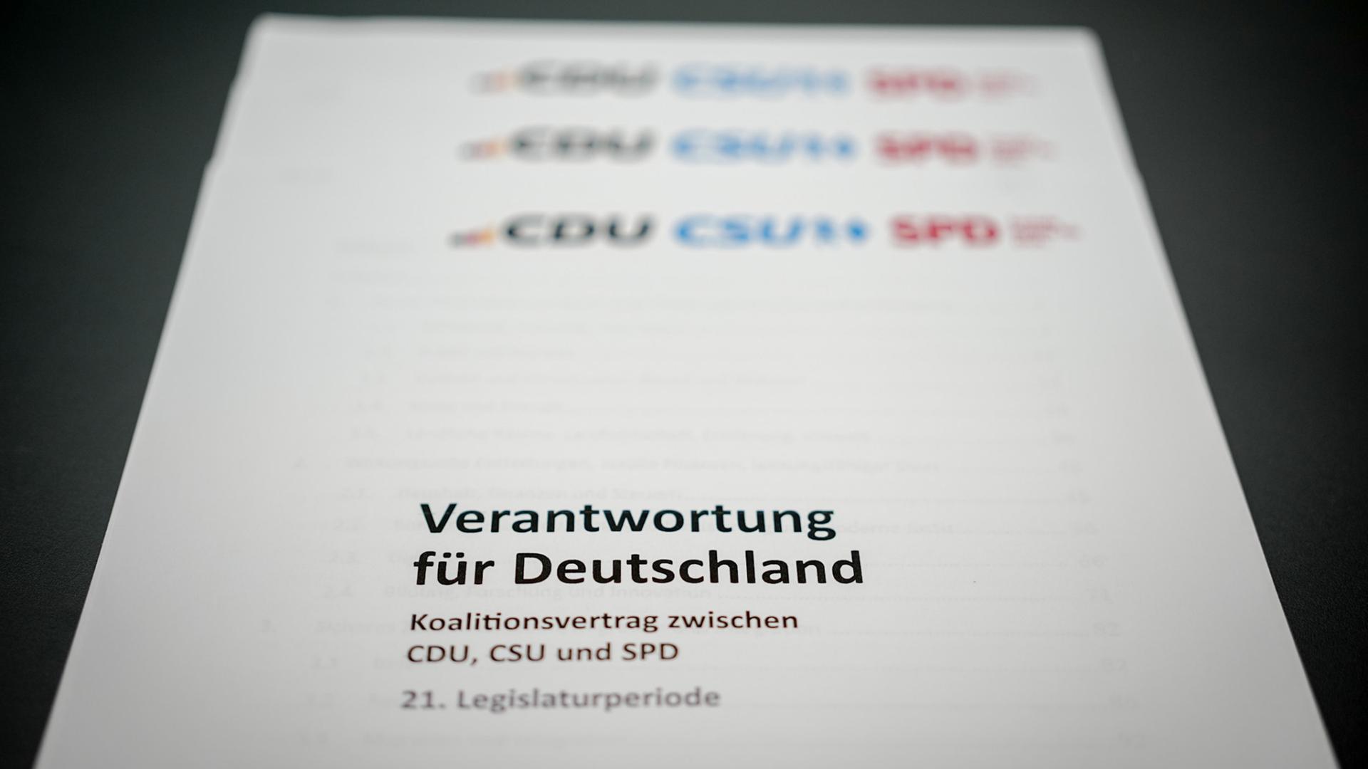 SPD reagiert zurückhaltend auf Vorstoß für Überarbeitung von Koalitionsvertrag